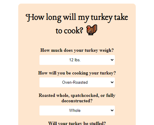 Turkey Timer ABURKE.DEV